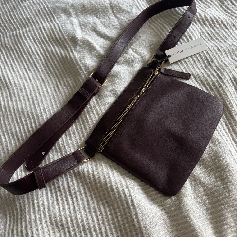 Lulu Dharma Brown Crossbody Bag